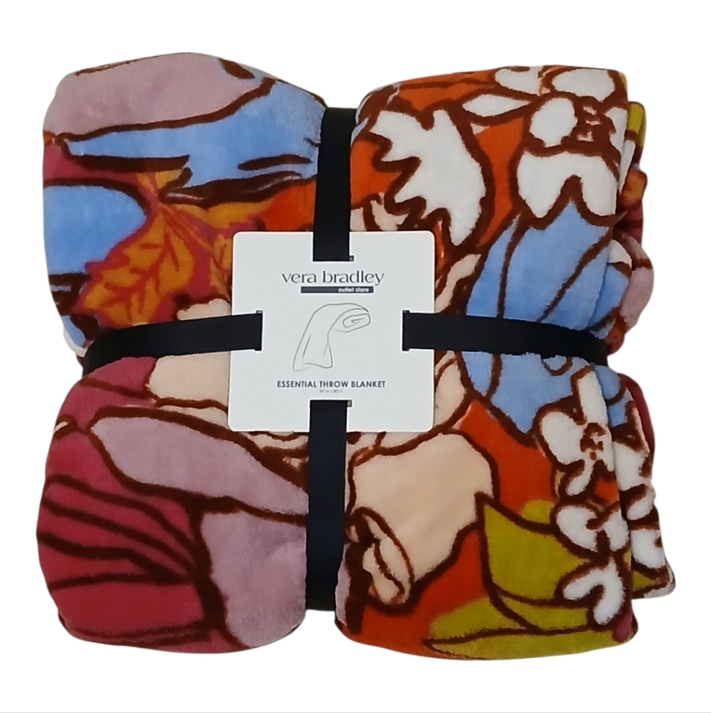 Vera Bradley fleece throw Midday Garden